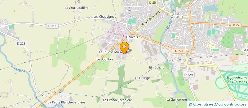 localisation de l'entreprise I-REZOO  CRAON