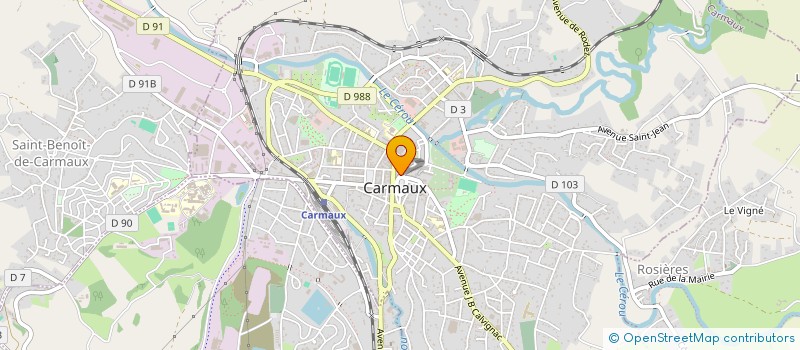 localisation de l'entreprise I.S. 81 PRIVE à CARMAUX