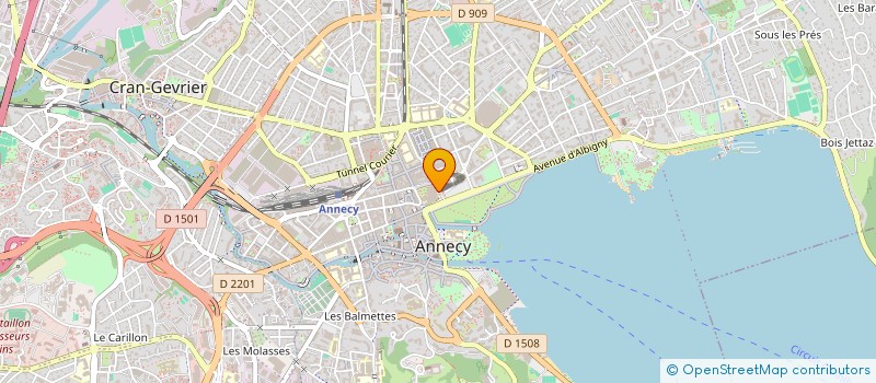 localisation de l'entreprise I.S.A à ANNECY
