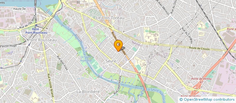 localisation de l'entreprise I.S.A. INGENIERIE SYSTEMIQUE APPLIQUEE à NANTES
