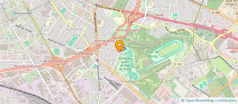 localisation de l'entreprise I.S.A.L.E.D.U.  VENISSIEUX