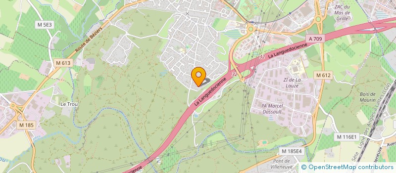 localisation de l'entreprise I.S.A MULTISERVE  SAINT-JEAN-DE-VEDAS