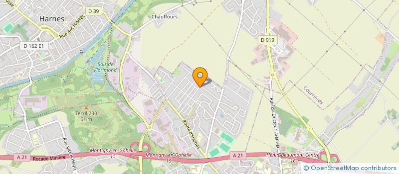 localisation de l'entreprise I.S AUTO CONCEPT à MONTIGNY-EN-GOHELLE