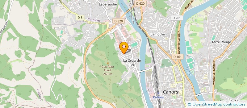 localisation de l'entreprise I.S.C.E L.M  CAHORS