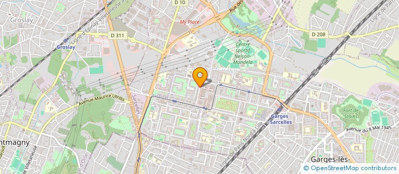localisation de l'entreprise I&S CONSEIL à SARCELLES
