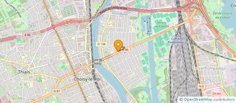 localisation de l'entreprise I.S CONSEILS à CHOISY-LE-ROI
