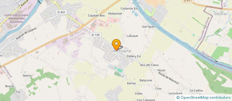 localisation de l'entreprise I S I à MONTAYRAL