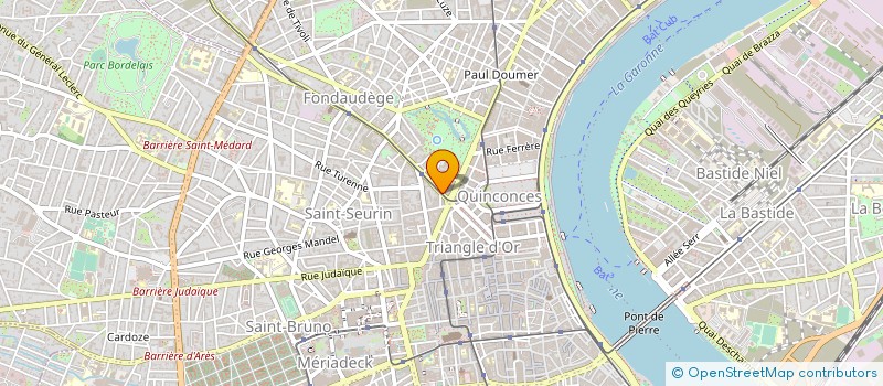 localisation de l'entreprise I.S.I.A à BORDEAUX