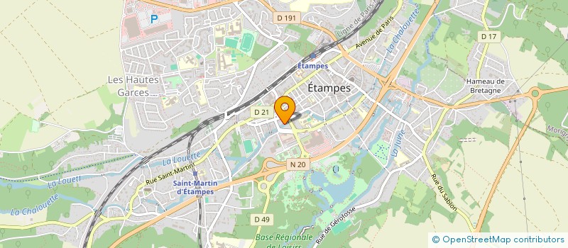 localisation de l'entreprise I S I D O R A  ETAMPES