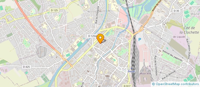 localisation de l'entreprise I&S IMMOBILIER à DOUAI