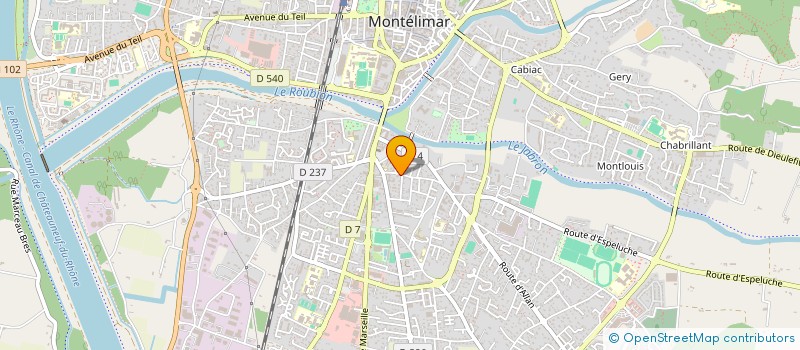 localisation de l'entreprise I S J à MONTELIMAR