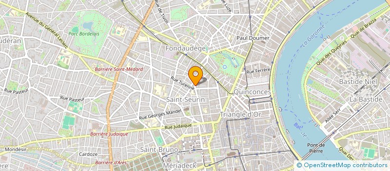 localisation de l'entreprise I.S.K.  BORDEAUX