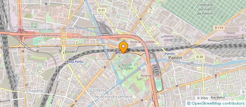 localisation de l'entreprise I S L INGENIERIE à PARIS