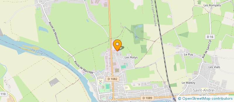 localisation de l'entreprise I.S.L. POSE  MONTROND-LES-BAINS