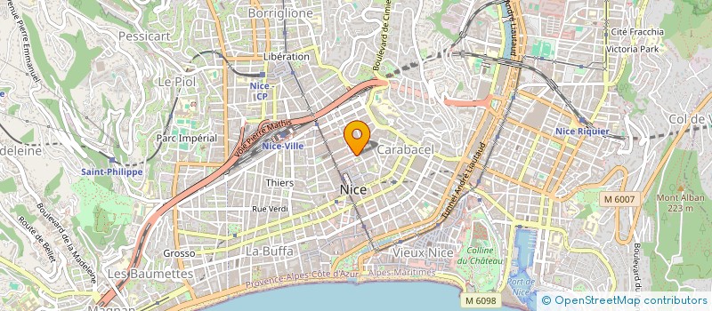 localisation de l'entreprise I S M à NICE