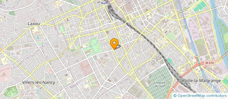 localisation de l'entreprise I.S.N.  NANCY