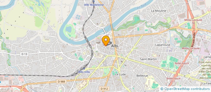localisation de l'entreprise I S P à ALBI