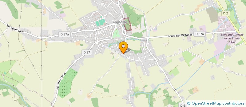 localisation de l'entreprise I.S.P.I.  MERVILLE