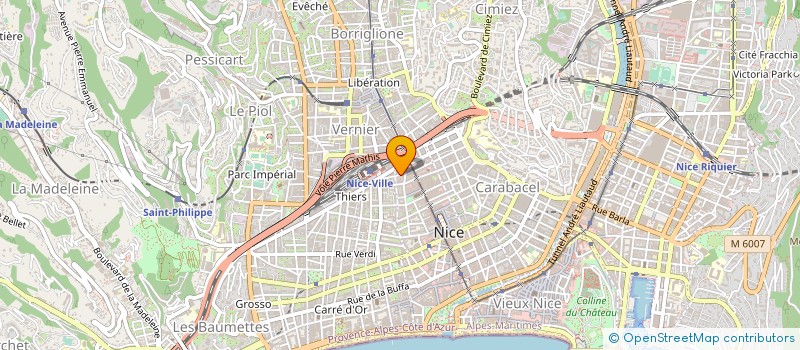 localisation de l'entreprise I.S.T BATIMENT à NICE