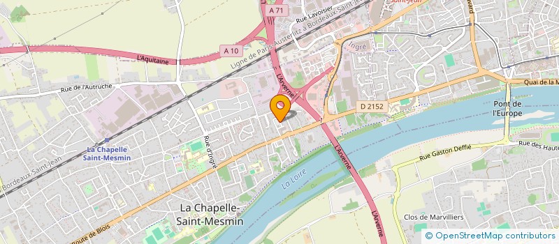 localisation de l'entreprise I.S.T.E CENTRE à LA CHAPELLE-SAINT-MESMIN