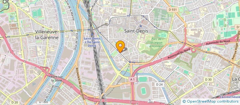 localisation de l'entreprise I.S.T. SYSTEME à SAINT-DENIS