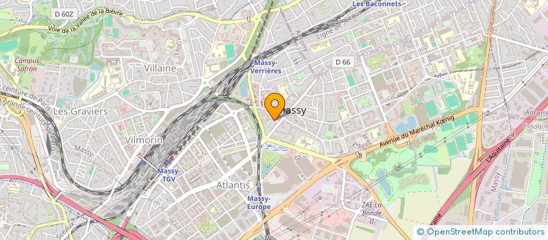 localisation de l'entreprise I.S TRANSPORT  MASSY