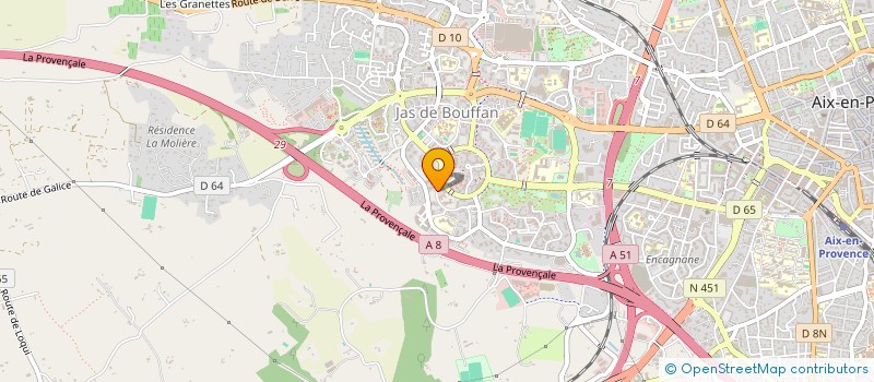 localisation de l'entreprise I.S TRANSPORTS à AIX-EN-PROVENCE