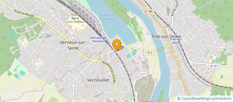 localisation de l'entreprise I SAFI à VERNOUILLET