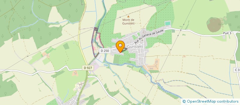 localisation de l'entreprise I'SAP  GUNSTETT