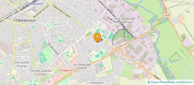 localisation de l'entreprise I SCUGLIETTI à CHATEAUROUX