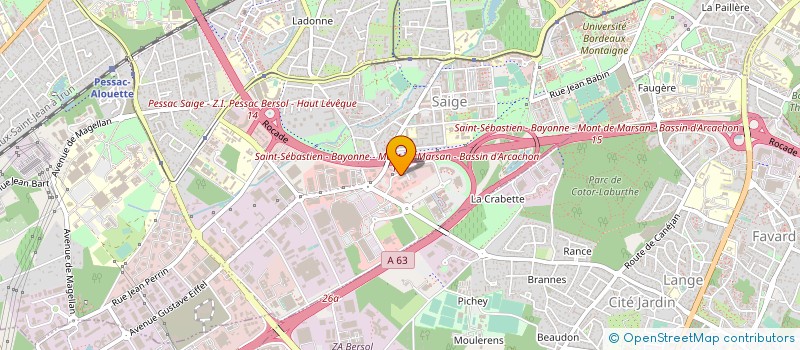 localisation de l'entreprise I-SEA à PESSAC