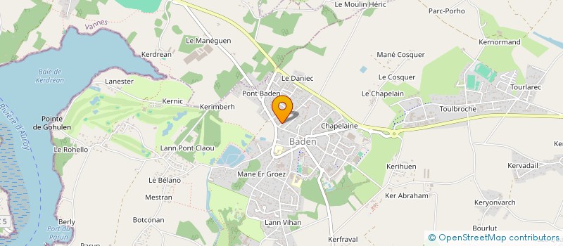 localisation de l'entreprise I.SEA à BADEN