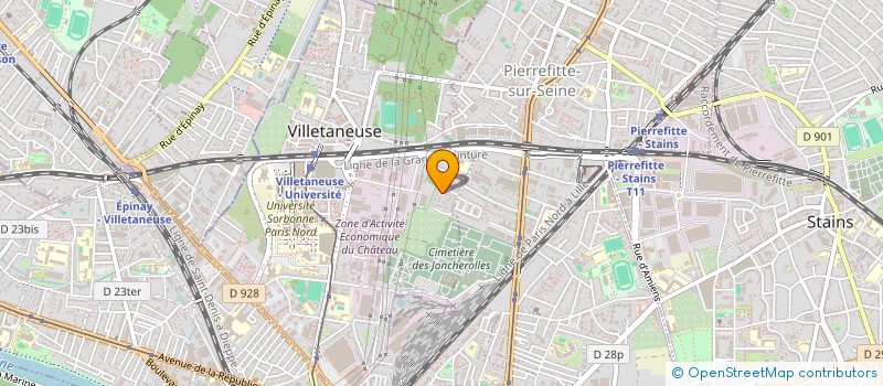 localisation de l'entreprise I.SECURITE à VILLETANEUSE