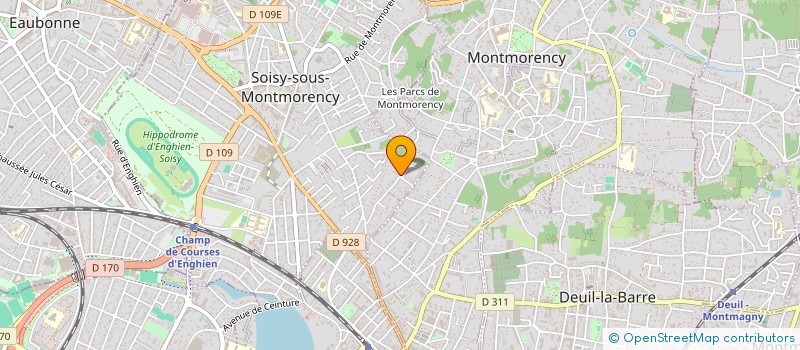 localisation de l'entreprise I-SOLUTIONS  SOISY-SOUS-MONTMORENCY