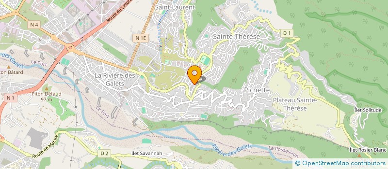 localisation de l'entreprise I-SPF IMMOBILIER à LA POSSESSION