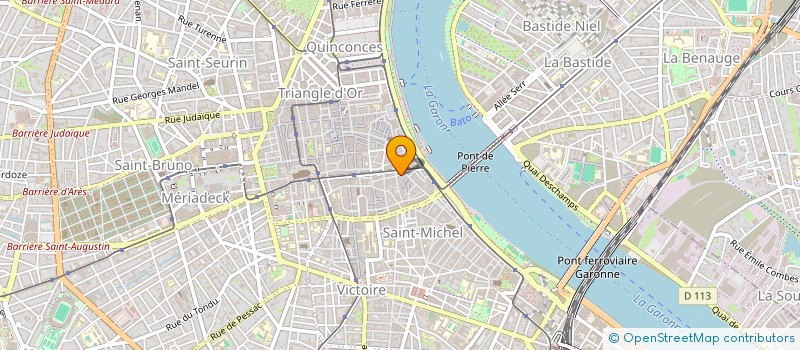 localisation de l'entreprise I-STETIC à BORDEAUX