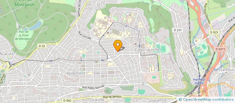 localisation de l'entreprise I-STORY à LE HAVRE