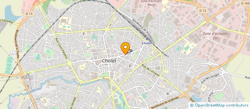localisation de l'entreprise I STUDIO à CHOLET