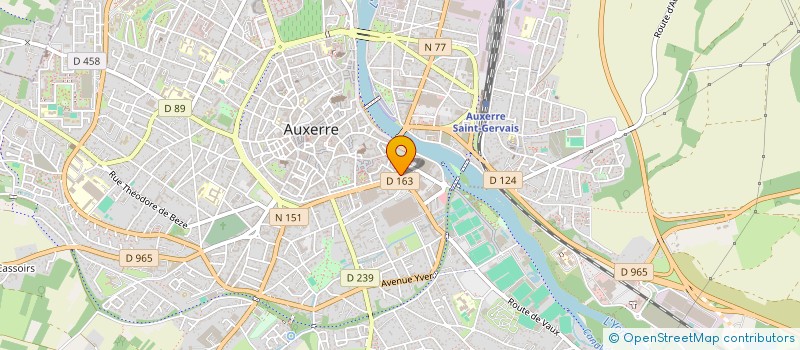 localisation de l'entreprise I.T.C. à AUXERRE