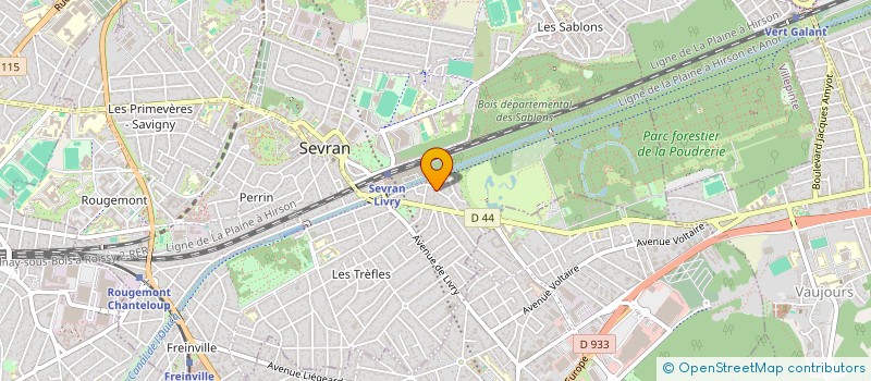 localisation de l'entreprise I.T.E.F  SEVRAN