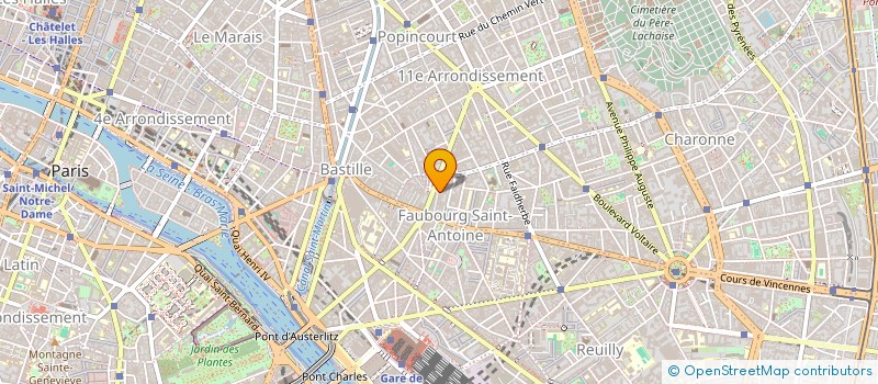 localisation de l'entreprise I.T.E. INFORMATIQUE TELEPHONIQUE  PARIS