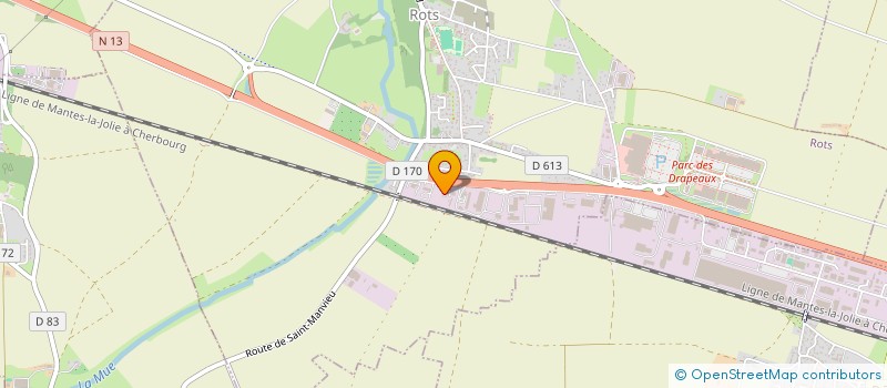 localisation de l'entreprise I.T.E.L.E. (LA DECLINAISON ETANT : INTER TRANSPORT EUROPEEN LOGISTIQUE)  ROTS