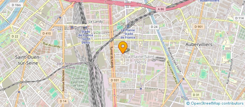 localisation de l'entreprise I.T.F  SAINT-DENIS