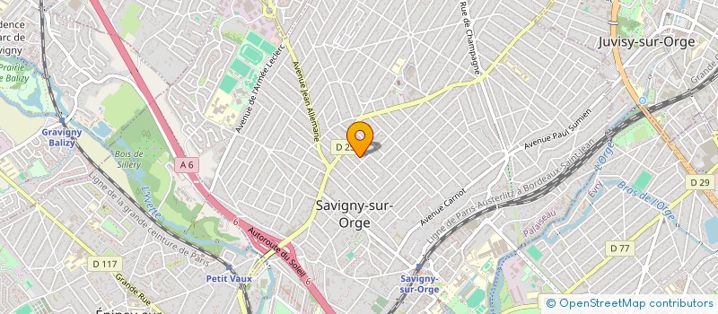 localisation de l'entreprise I.T.G.C ENVIRONNEMENT à SAVIGNY-SUR-ORGE