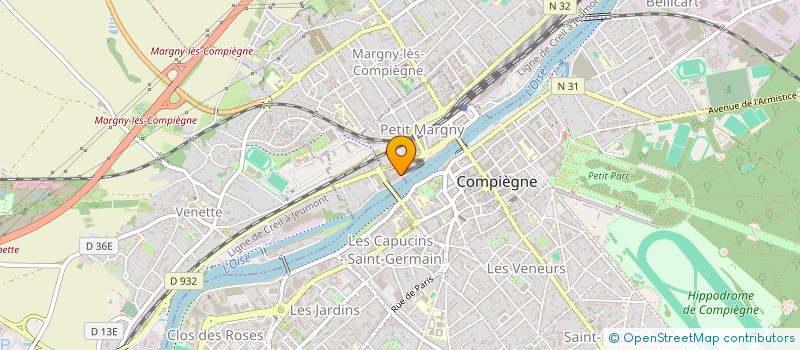 localisation de l'entreprise I.T.I.INC  MARGNY-LES-COMPIEGNE