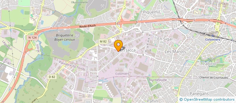 localisation de l'entreprise I.T.M à COLOMIERS