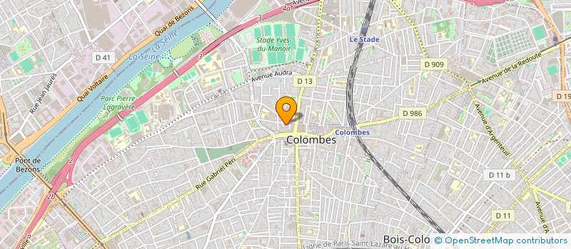 localisation de l'entreprise I.T.M. EXPRESS  COLOMBES