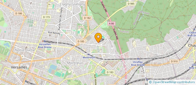 localisation de l'entreprise I.T.P.C. à VERSAILLES