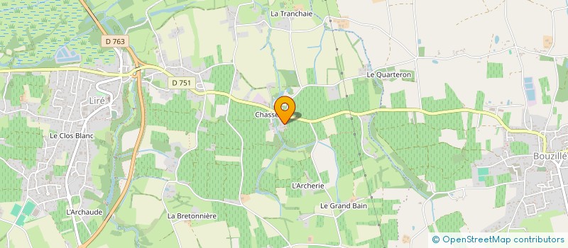localisation de l'entreprise I.T.S. à OREE-D'ANJOU