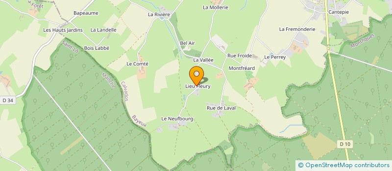 localisation de l'entreprise I.T.S. ANTENNES  LE MOLAY-LITTRY